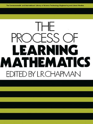 cover image of The Process of Learning Mathematics